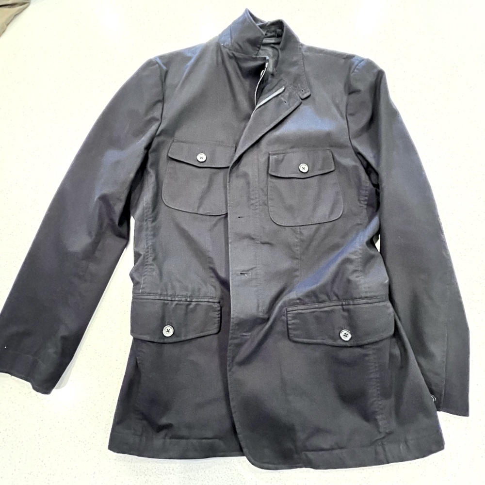 Martin + OSA Men's Navy Button Up/Zipper Jacket/Blazer. 41/42 (L)